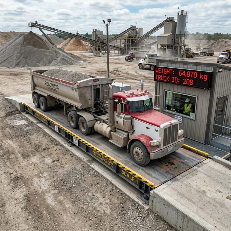 waage isolieren lkw